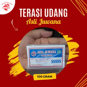 Terasi/Trasi Udang Rebon Asli Toko Jaya Khas Juwana Pati Kualitas Super 100gram