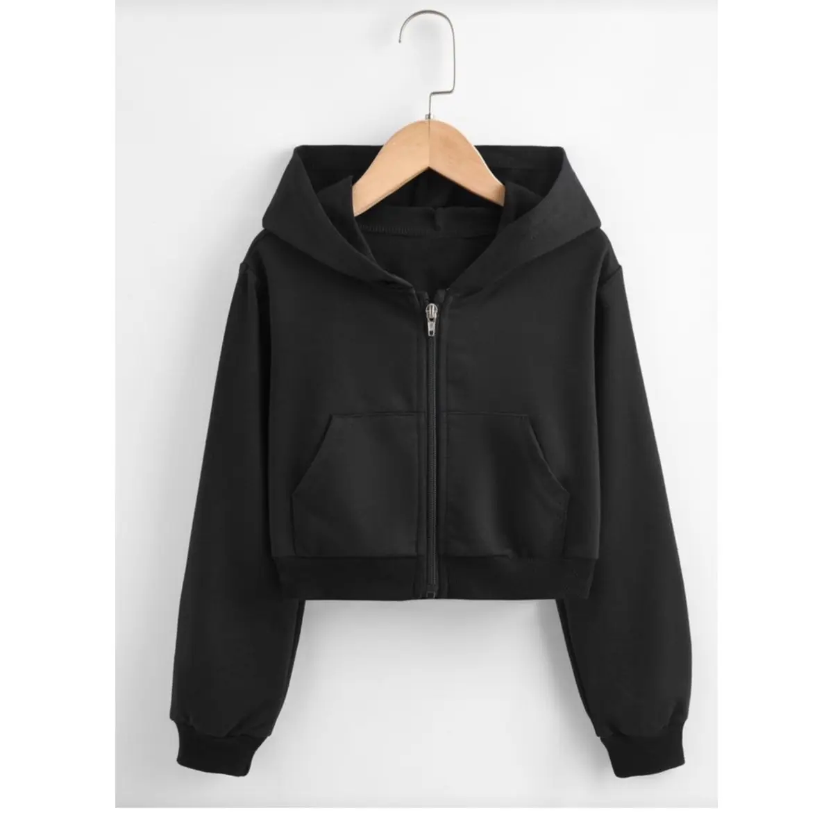 Hoodie CROP POLOS Prenium / Hoodie Crop Top / Crop Top Hoodieu / Crop