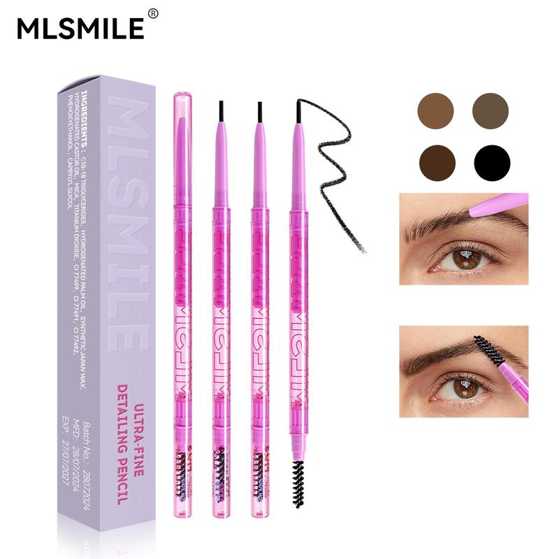 Product Introduction of Waterproof Eyebrow Pencil with Brush, 1 Count Long Lasting Eyebrow Pencil, Eye Brow Makeup Tool, Makeup Accessories for Women 0