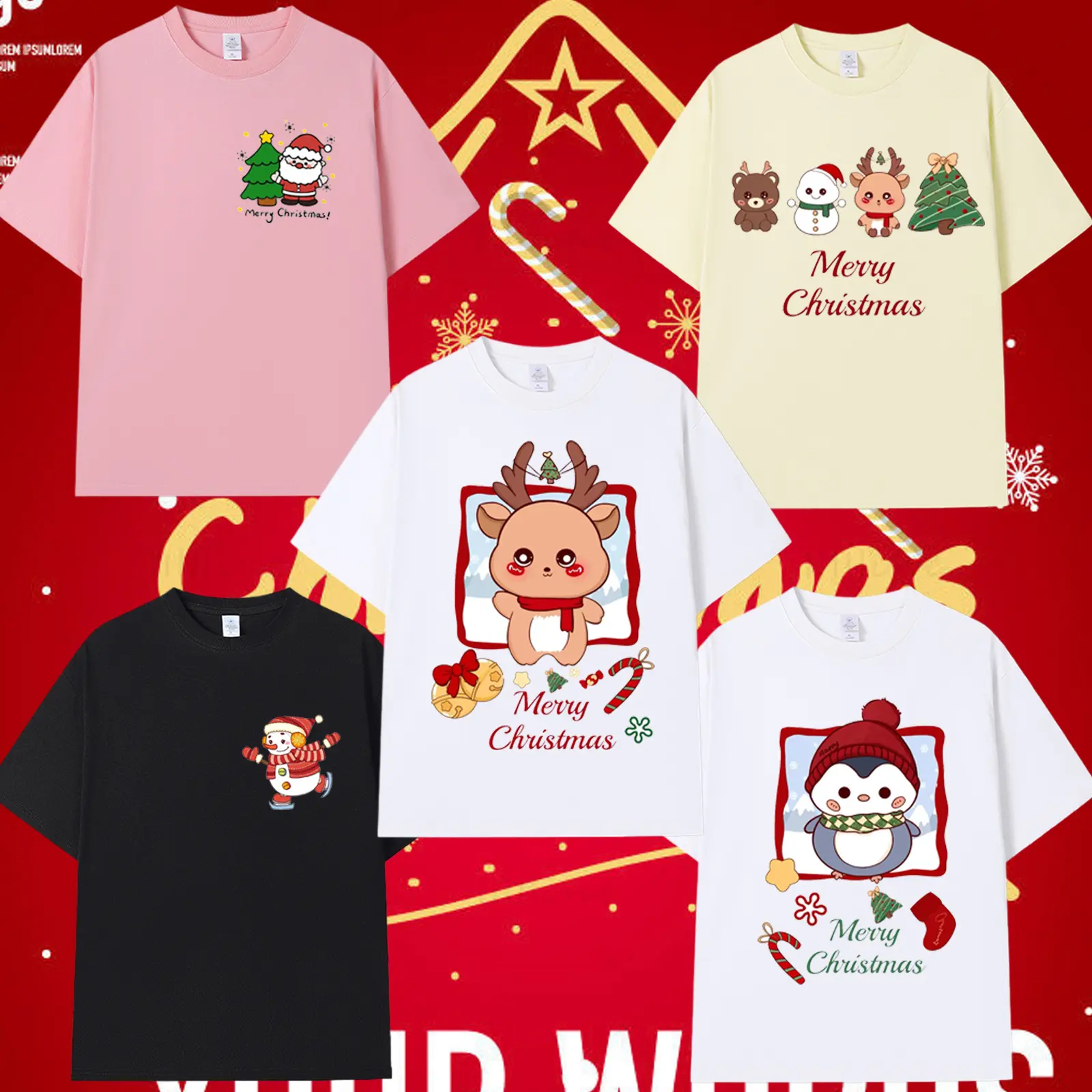 เสื้อยืดลายคริสต์มาสปี 2024เสื้อยืดผ้าcotton 100ผ้านุ่มละมุนสุดๆใส่ได้ทั้งชายและหญิงเสื้อยืดผู้หญิงเสื้อยืดแขนสั้นเสื้อยืดผู้ชายเสื้อแขนสั้นเสื้อยืดคอกลมเสื้อพิมพ์ลายเสื้อยืดสวยๆเสื้อยืดวินเทจ