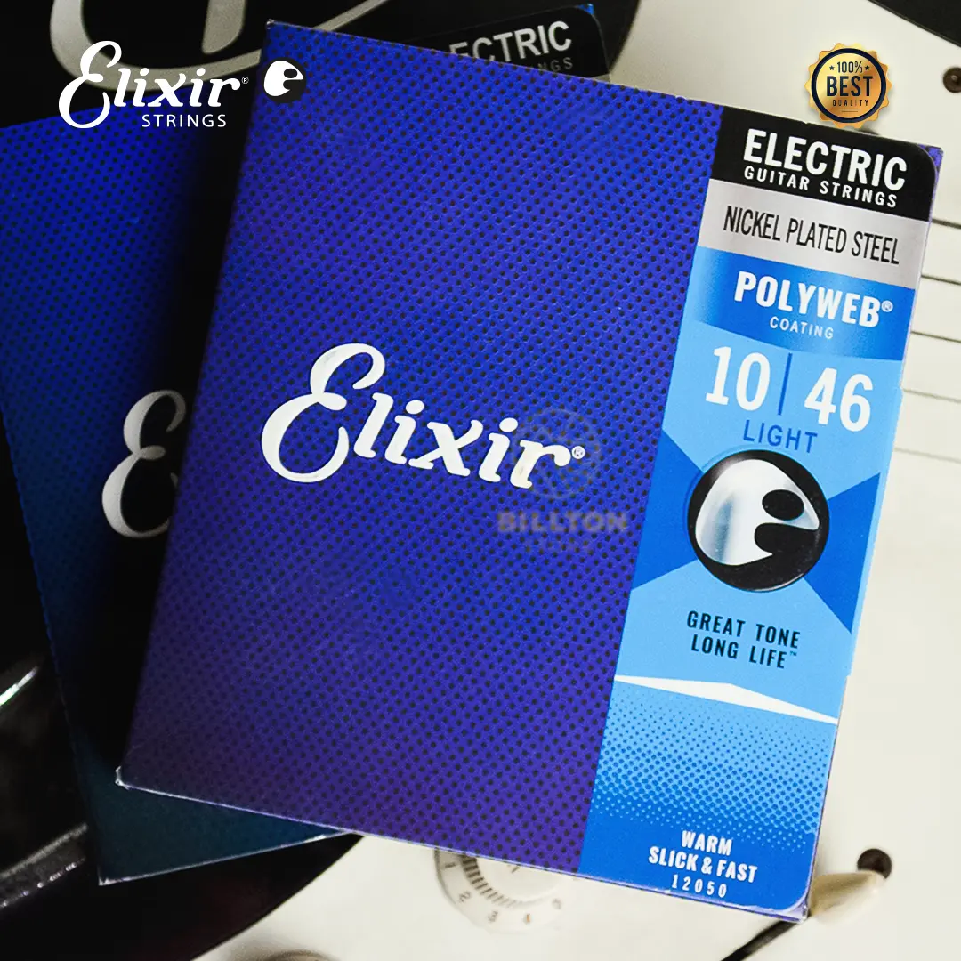 Senar Gitar Elektrik Elixir 1 SET Polyweb Nickel Plated Steel Guitar Strings