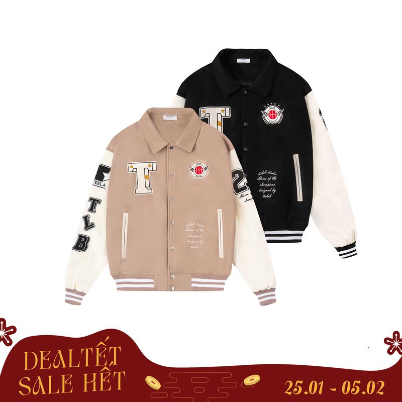 Áo Khoác Varsity Teelab Local Brand Basketball Champion AK089