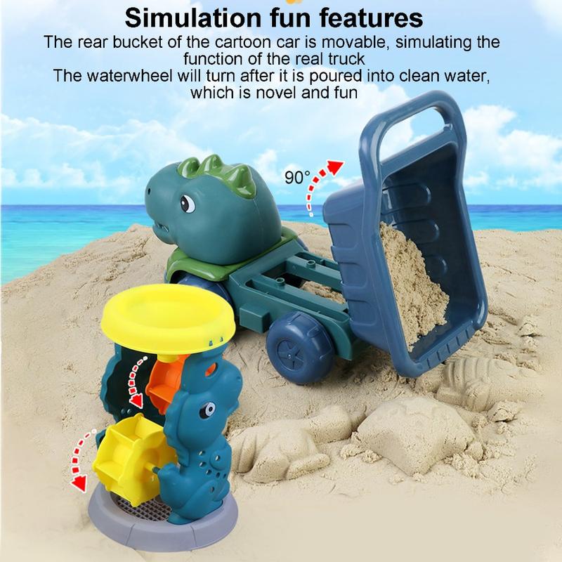 Product Introduction of Swimming Bath Toys Digging Sand Tools Water Play Toys Bucket Beach Toy Set Baby Beach Game Beach Play Toys Car Digging Sand Shovel Toy Summer Seaside Beach Toy Dinosaur Beach Toy Engineering Car Set 20