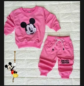 Setelan Jogger Micky Mouse Anak Perempuan dan Laki laki / Baju Setelan Anak Terbaru Usia 1-7 Tahun