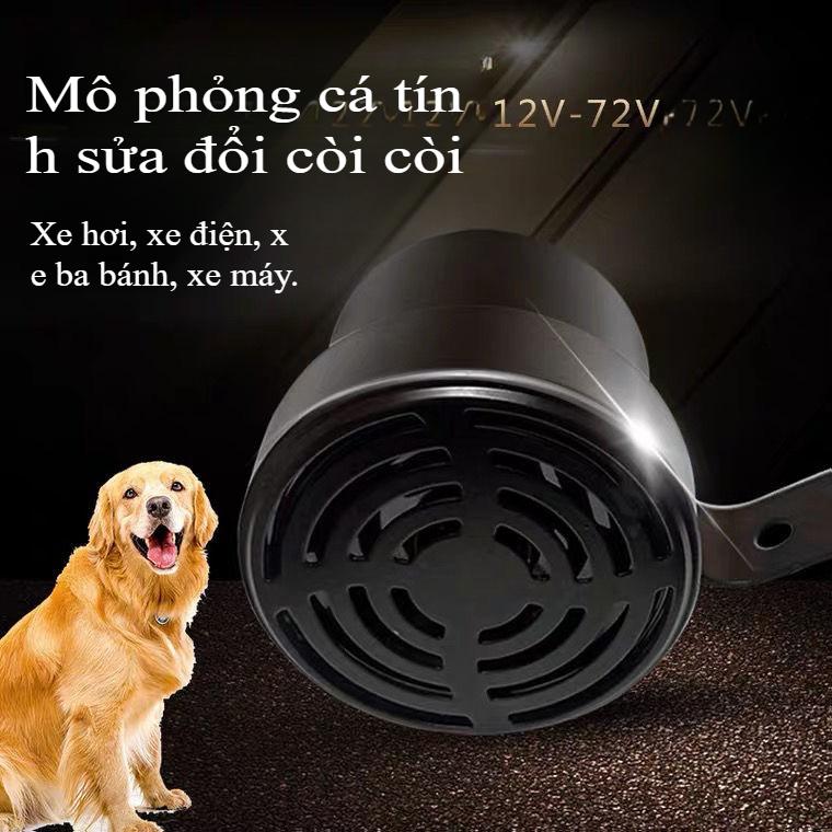 [COD/Giao hàng 24 giờ]Chó sủa xe bấm còi 12V24V chung chó sủa âm thanh xe máy pin xe máy tính cách đảo ngược sửa đổi 3