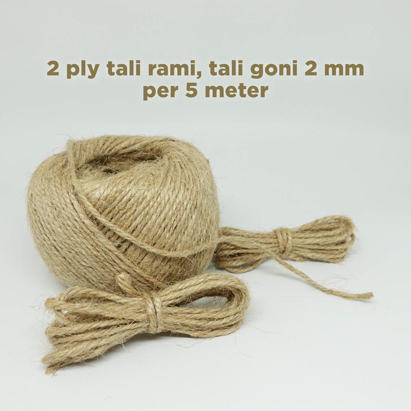 Tali Rami 2 ply (per 5 meter) | Tali Goni | Tali Kado Pita Hiasan ...