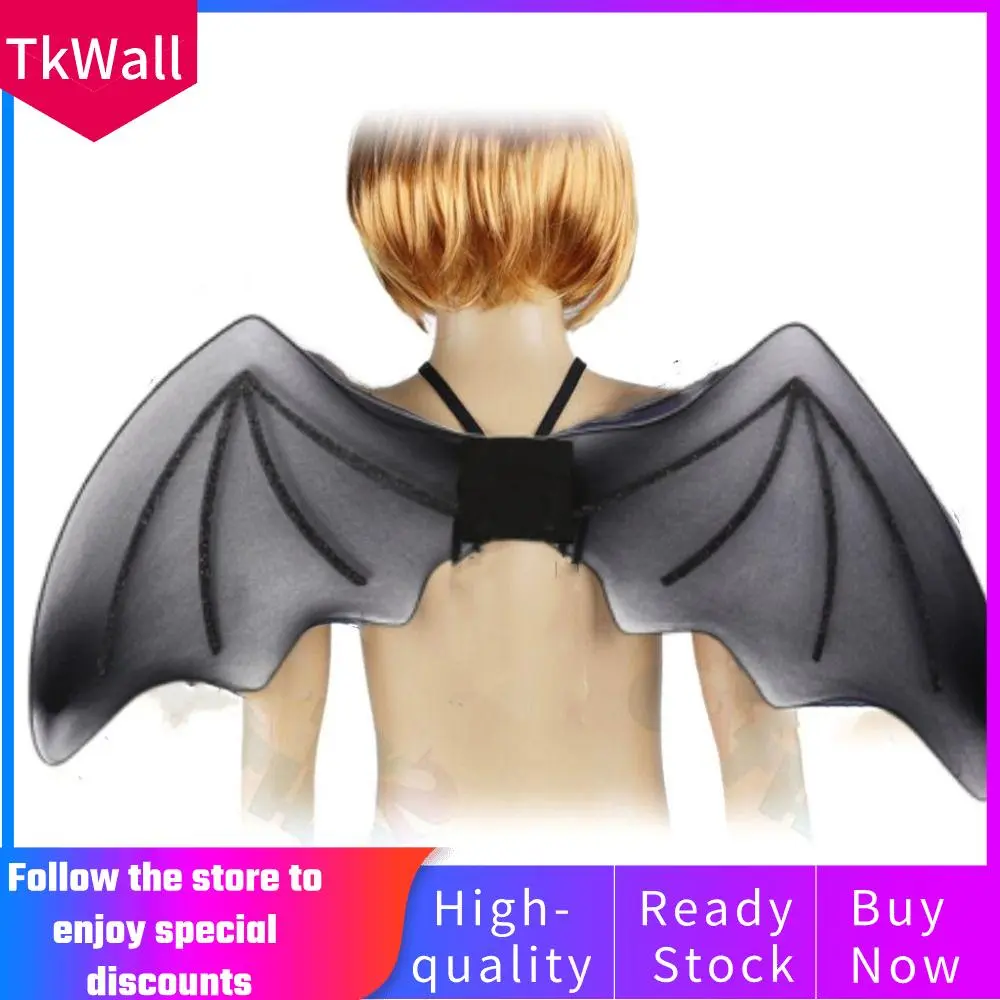 Đầm Dơi, Đạo Cụ Dự Tiệc Hóa Trang, Cho Trẻ Em, Trang Phục Halloween, Váy Lạ Mắt, Cánh Dơi Đen