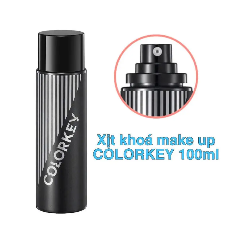 Xịt Khóa nền Trang Điểm COLORKEY Tia Sương Mềm Mại Dưỡng Ẩm Kiềm Dầu Chống Thấm Nước 100ml 4