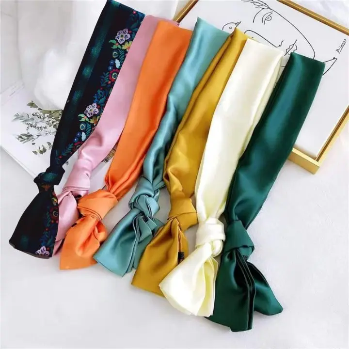Khăn Quàng Cổ Choàng Cổ Lụa Mềm Mịn dài 110cm nữ Women