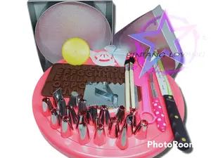 alat dekorasi kue ulang tahun / alat dekorasi kue tar ( set 99 )