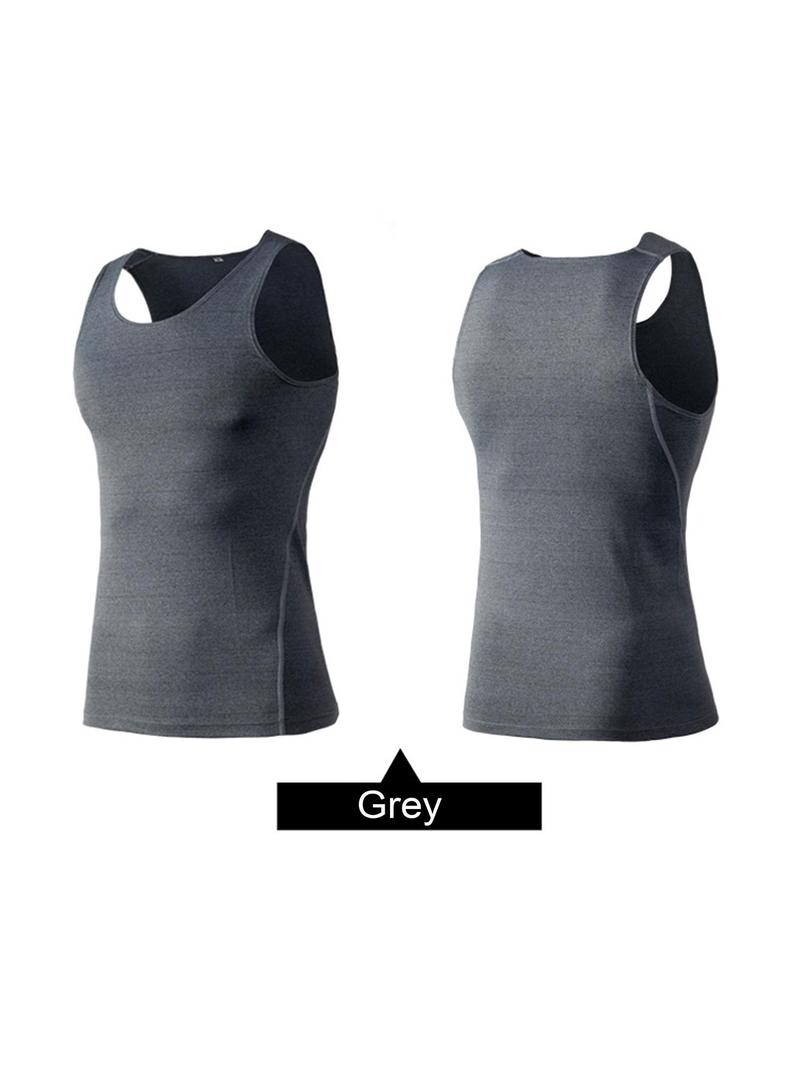 Product Introduction of Men's Solid Sports Tank Top, Breathable Comfortable Quick Drying Sports Vest, Sportswear Clothing for Gym Workout Running Basketball Exercise 14