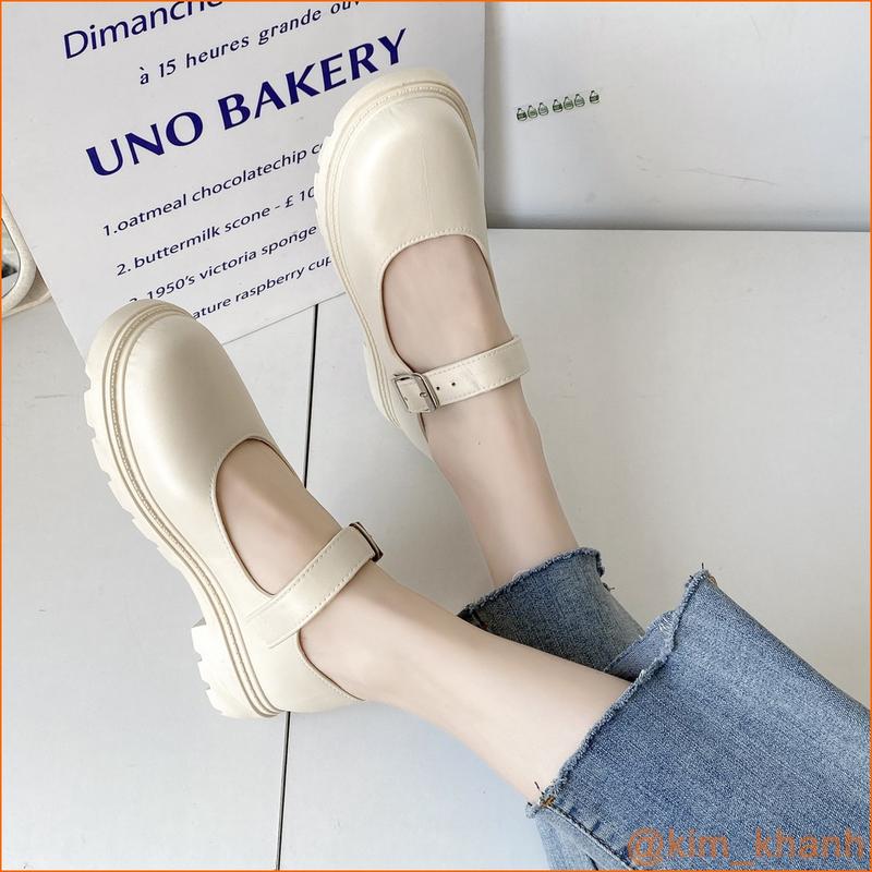 Giầy búp bê phong cách Mary Jane Oxford thời trang êm chân cá tính Nữ 2