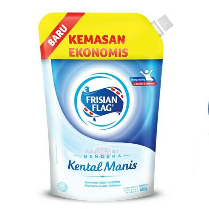 Gambar INDOMILK Susu Kental Manis Pouch 545gr | FRISIAN FLAG Kental Manis 560gr - Indomilk Putih dari Nazilla Global Shop Kab. Malang 4 Tokopedia