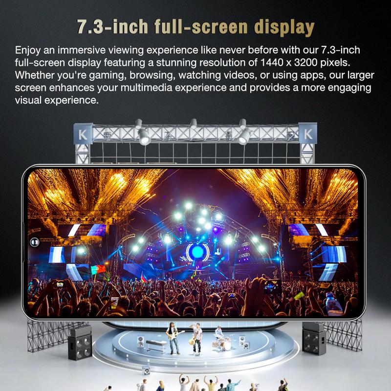 Product Introduction of New s24ultra mobile phone Full HD screen smartphone, Android smartphone 5G mobile phone 1