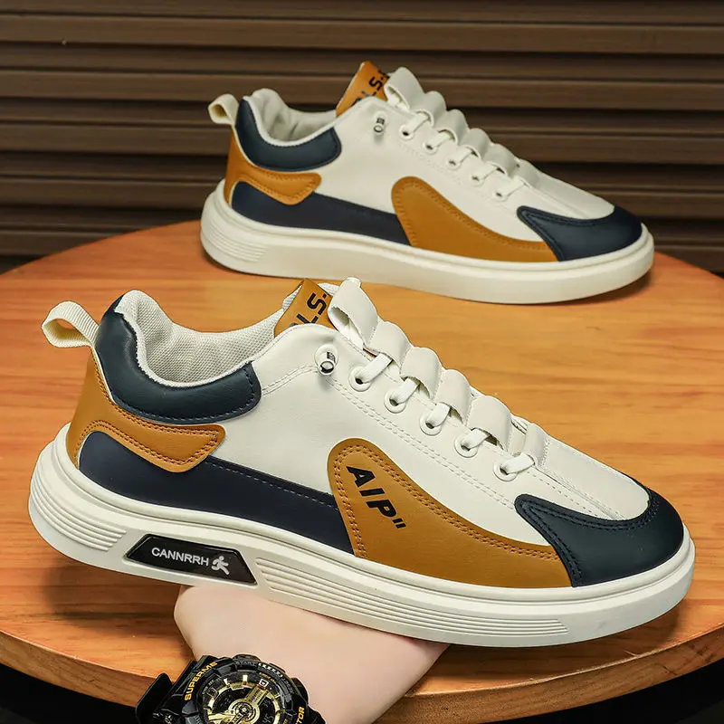Spring Men's Shoes 2025 New Breathable Sports Versatile Casual Shoes Sneakers Men's Slip-On Non-Slip Trendy Shoes