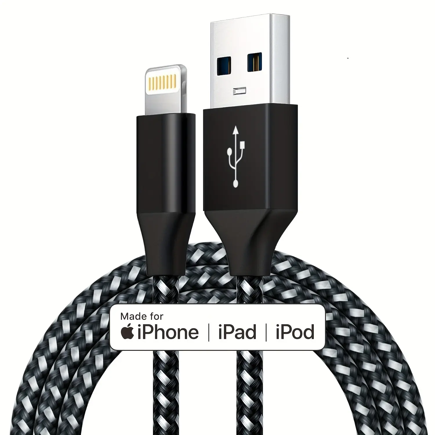 For iPhone Fast Charger Lightning Cable [MFi Certified]  USB To Lightning Cable  Fast Charging Compatible With IPhone14/14 Plus/14 Pro/14 Pro Max/13/13pro/12/12 Pro/12 Pro Max/11/iPad