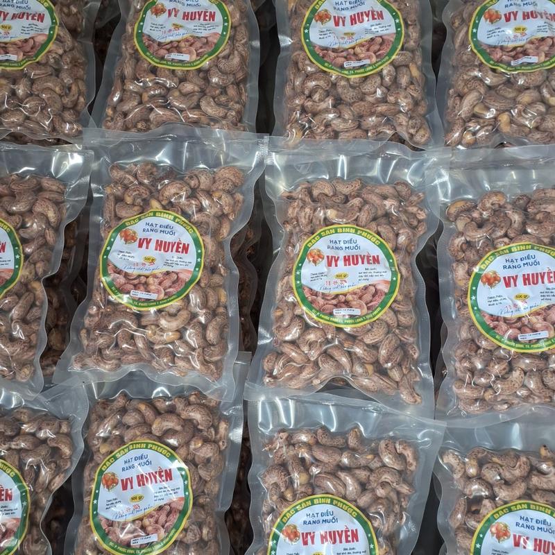 5kg 10túi Hạt điều rang muối loại 1 size a cồ đóng túi hút chân không shop vy huyền Snack Ăn Vặt Food Thức Ăn