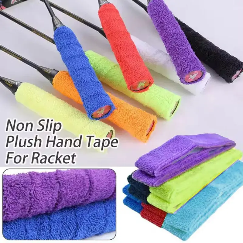 Băng Thấm Mồ Hôi Vợt Cầu Lông, Tay Cầm Khăn Chống Trượt, Chất Liệu Microfiber, Vợt Overgrip, V4B9, Chất Liệu Khăn 2