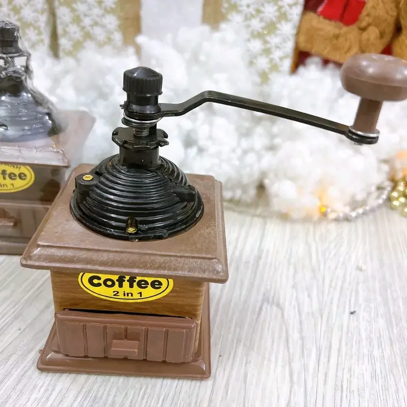 Cối xay tiêu cà phê vuông Huỳnh Anh - Cối xay 2 trong 1 xay tiêu , xay cafe 4