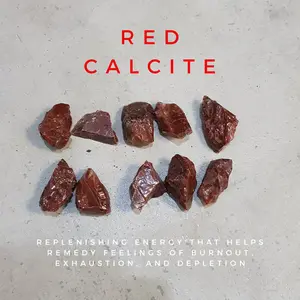 Red Calcite Tumble Crystal