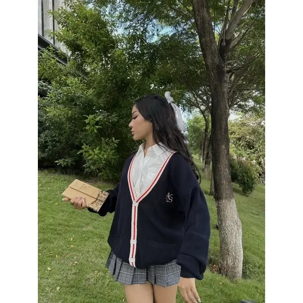 Áo len KNIT COTTON CARDIGAN-Chất Len Mềm Mịn Siêu Đẹp Áo Len Cardigan Nam Nữ local Brand Uta Anime/ Blue Line Menswear Dệt 5