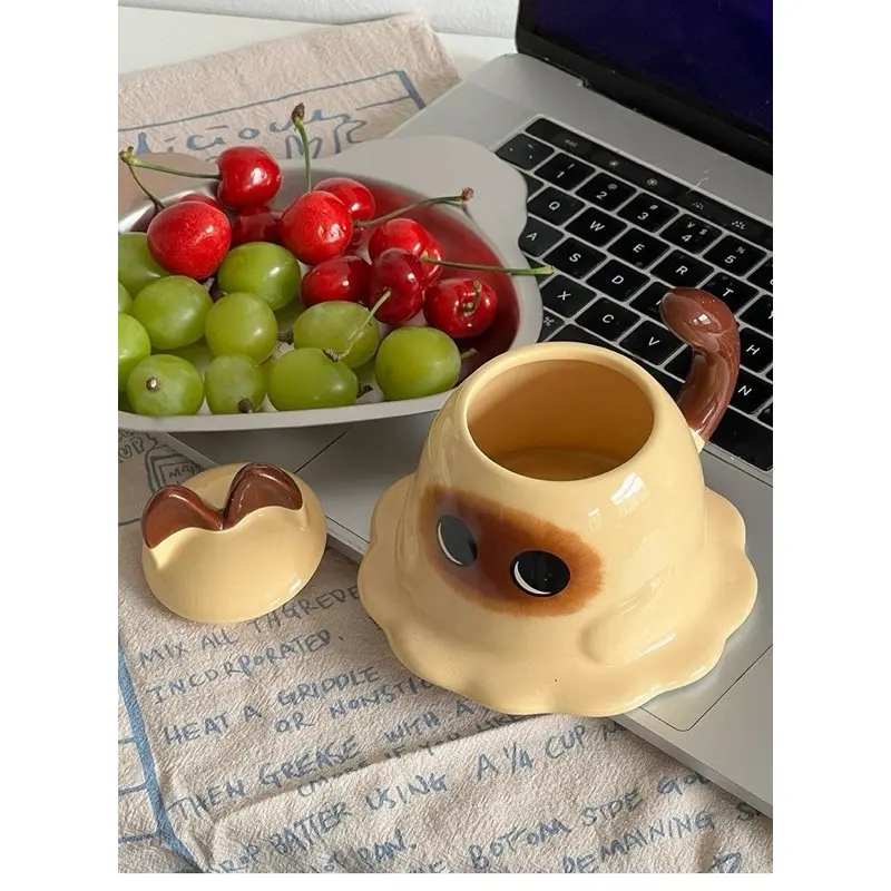 Cốc sứ hình con mèo dễ thương có hộp đẹp 6