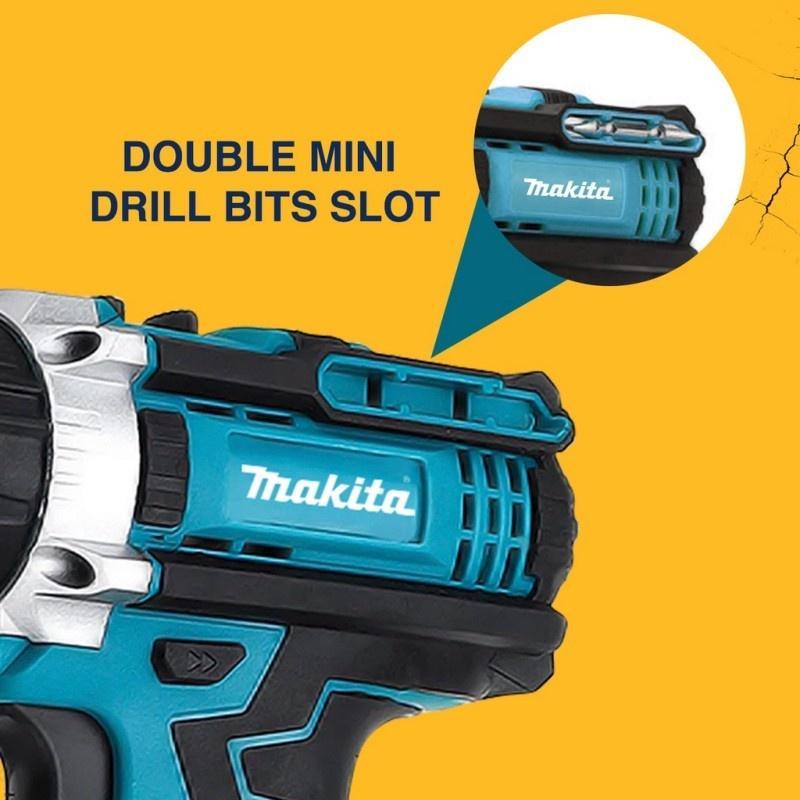 Product Introduction of Makita Electric Dril Cordless Hammer Impact 2 Battery With Case Screwdriver Accessories cordless drill 1
