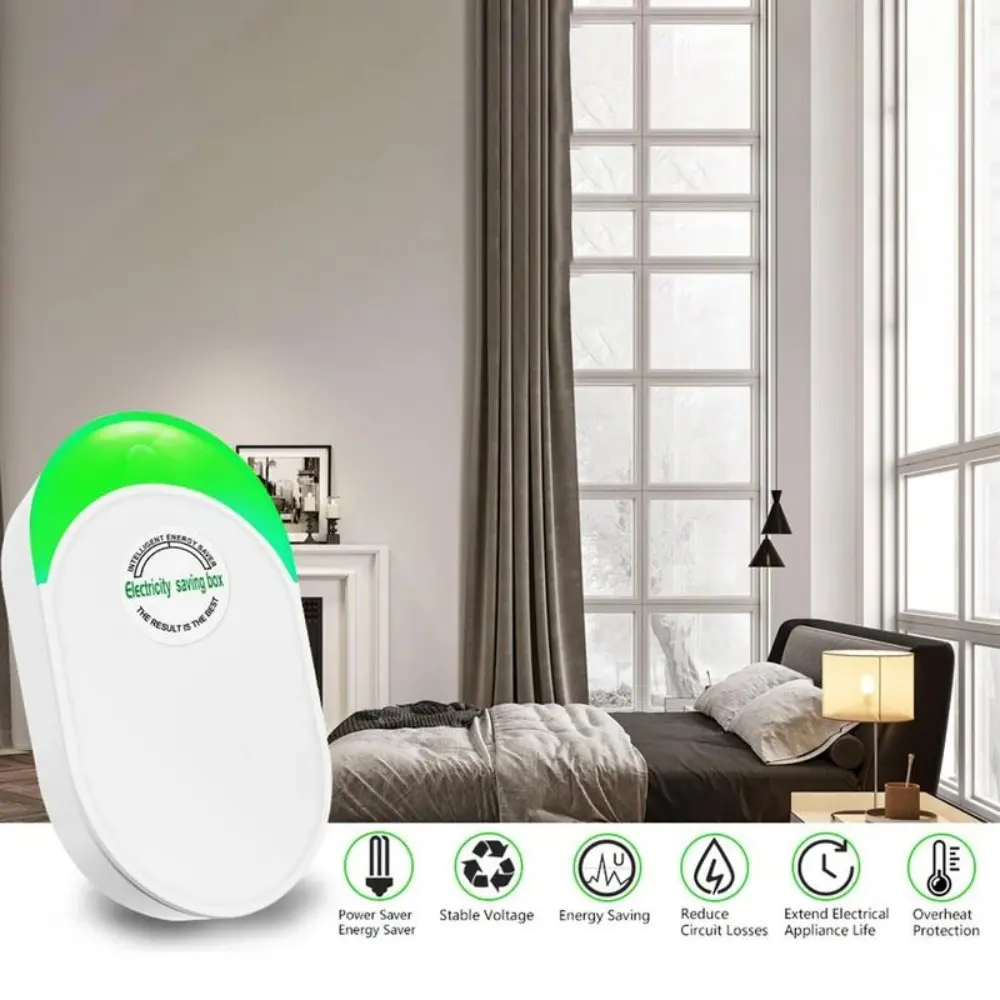 US The Current Household Power Saver Electricity Saving Box Energy Saving Device Device Plug