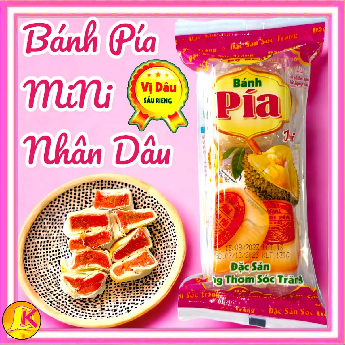 Bánh pía mini , 1 túi 5 bánh nhỏ