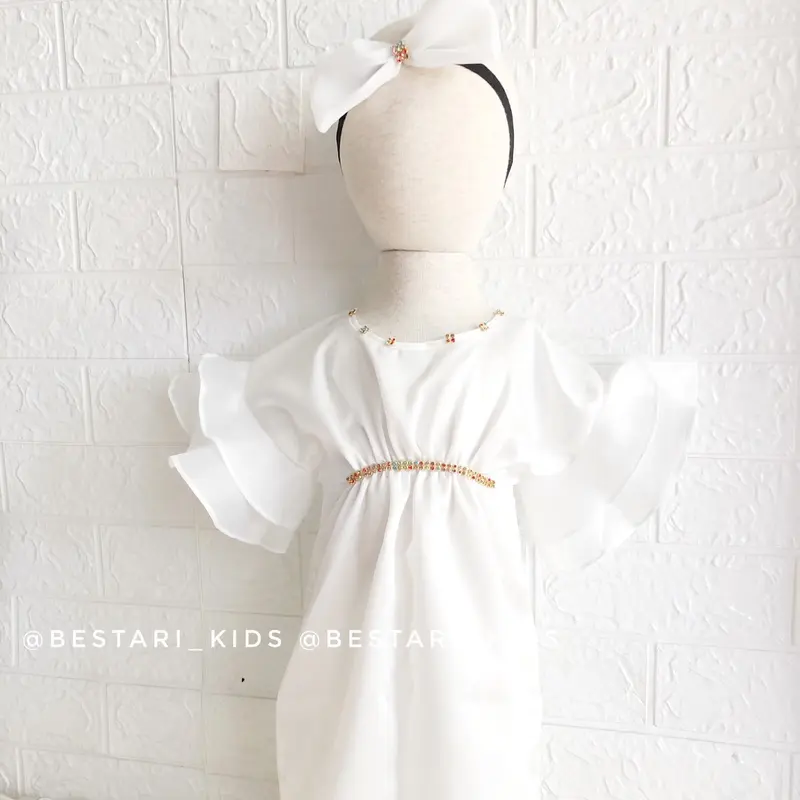 Kaftan Anak Lolita by Bestari muslim baju Lebaran Cewek Gamis 6-7 tahun 3
