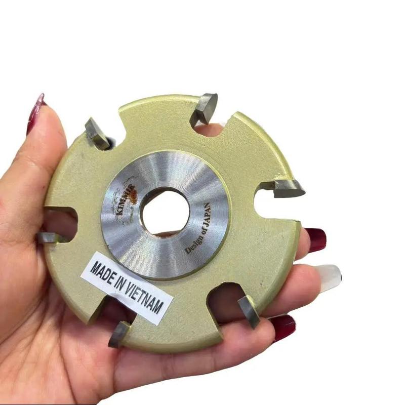  Mũi phay gỗ mũi cuốc gỗ mũi cuốc tạo rãnh cầu thang Kimmie  4 cánh 6 cánh  hợp kim xịn lắp máy mài cầm tay 100mm 