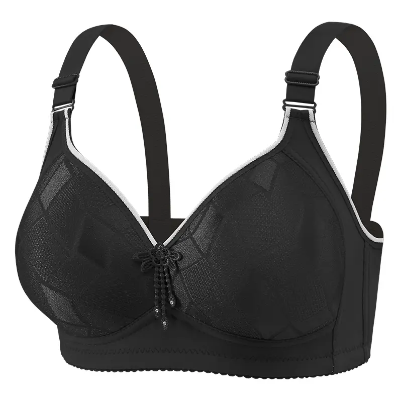 Large size bright face manufacturers self-selling underwear women sexy receiving pair of milk thin back no magnetic no underwire