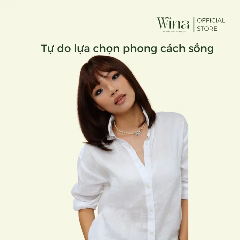 Tóc Giả Mái Thưa Tóc Thật WINA TMT15 2