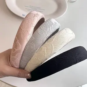 [KOOKO] Bando Korea Wanita Kain Lace Motif Bunga Cantik Nyaman Digunakan Sehari-hari - 6045