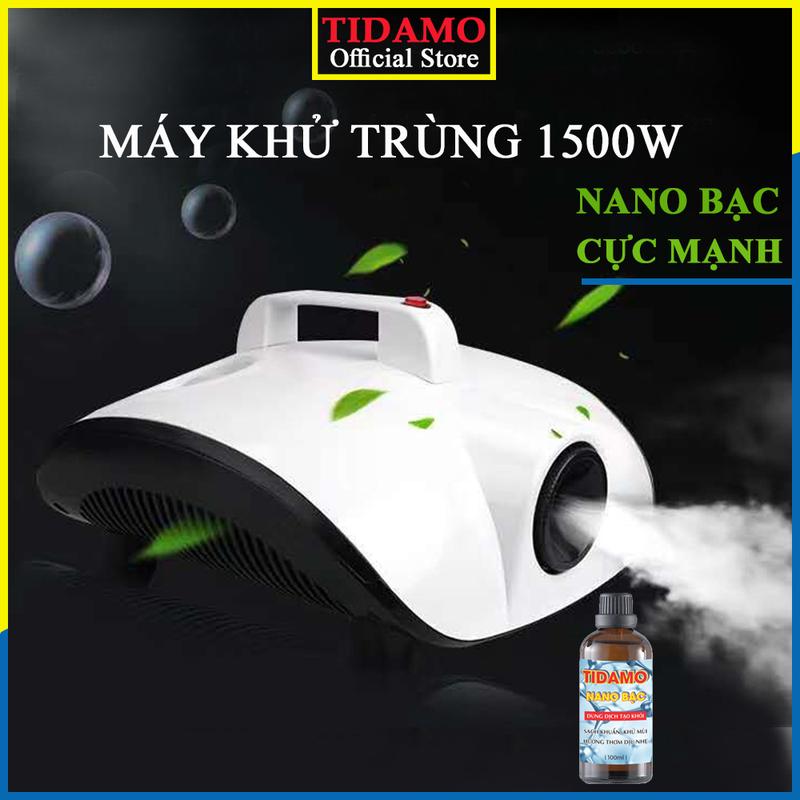 Máy Phun Khói Khử Khuẩn Nano Bạc 1500W Khử Mùi Xe Ô Tô, Phòng Máy Lạnh, Nhà Hàng. Làm Sạch Hiệu Quả Mọi Không Gian Sống