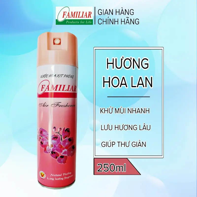 [FAMILIAR] [XỊT PHÒNG] XỊT PHÒNG FAMILIAR 24h lưu hương tươi mát. Thơm Ngát Bốn Mùa 3