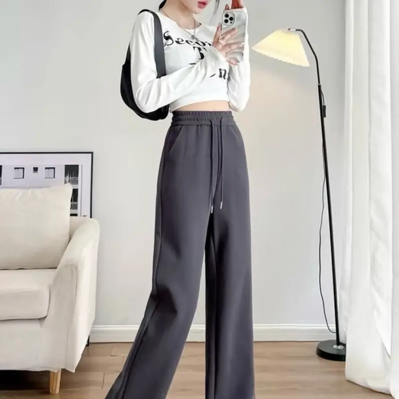 [ Nỉ Lót Lông ]Quần Chất Nỉ Lót Lông Dày Ấm Mặc Mùa Đông nhà Minh Hiếu Nữ Women Pants 4
