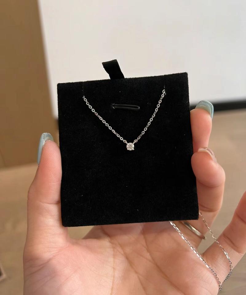 Product Introduction of Vòng Cổ Kim Cương, Giọt Nước Mũi Mới, Nữ, Cùng Với Zhao Lusi, Bạc Sterling S925, Không Phai Màu, Giá Cả Phải Chăng, Sang Trọng, Thích Hợp Cho Số Lượng Ít, Dây Chuyền Xương Đòn Cao Cấp 7