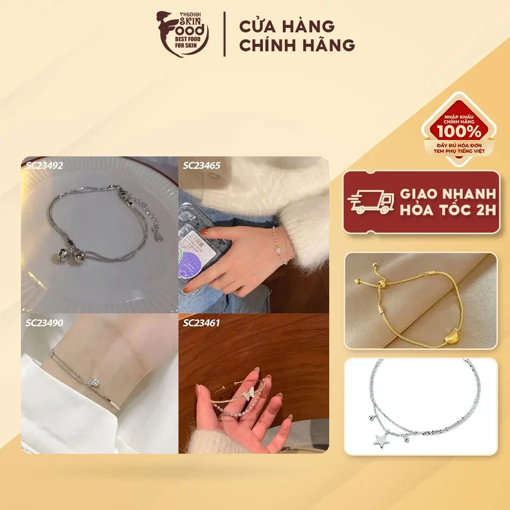 [NHẬP KHẨU] Vòng Tay Nữ, Lắc Tay TOOLA Thời Trang, Sang Trọng