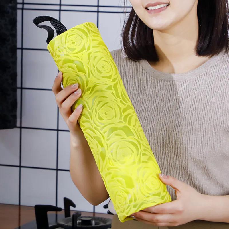 Product Introduction of Hanging Garbage Bag Storage Bag Kitchen Dispenser Garbage Wall Mounted Grocery Holder Home Organizers Storage Accessories 9