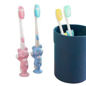 [COD] GD C764 Sikat Gigi Anak 1 Set isi 4pcs Lembut Anak Laki dan Perempuan Motif Beruang Kelinci