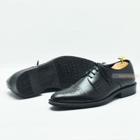 Gambar Sepatu Pantofel Kerja Pria WETAN Swetadwipa 2 Model Derby Shoes Brogue Style - Hitam dari Wetan Store Kab. Bandung 5 Tokopedia