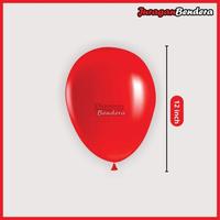 Gambar Balon Merah Polos | Hiasan Dekorasi 17 Agustusan Pernak Pernik Merah Putih dari Juraganbendera Kota Surabaya 2 Tokopedia