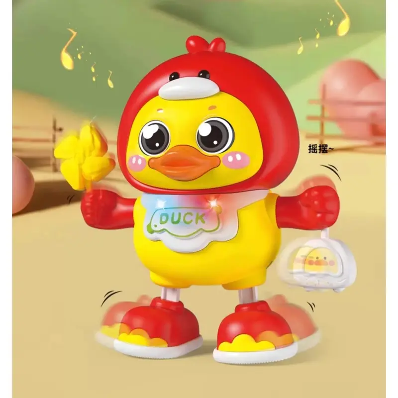 HAPPYTOYS.888 #C87 Mainan Dancing Bebek / Mainan Anak Dancing Duck / Mainan Anak Bebek Joget Music dan Lampu 1