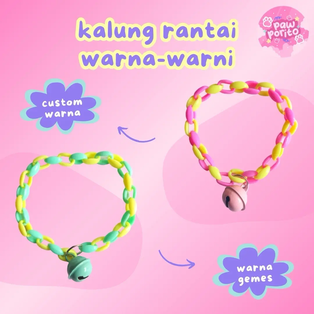 KALUNG KUCING RAPPER WARNA-WARNI