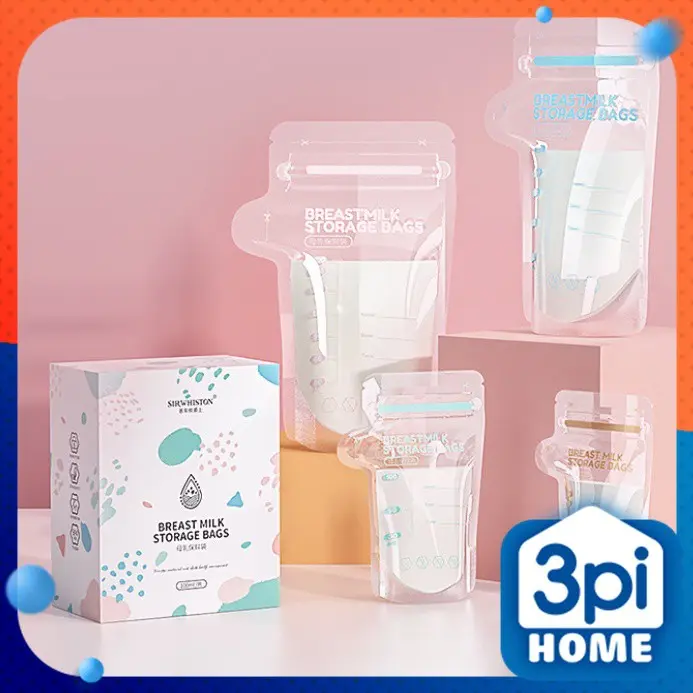 (Mẫu Mới)Túi Trữ Sữa SIR WHISTON 150ml, 200ml, 250ml - Hộp 30 Túi