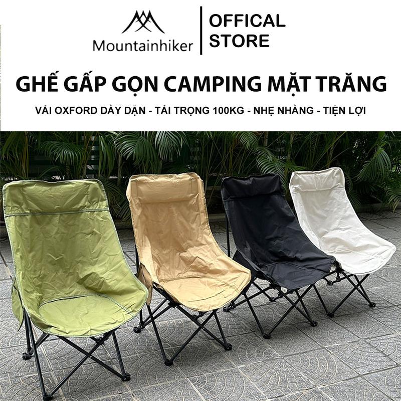 1 NẤC CAMPINGVIET Ghế Gấp Gọn Camping Kèm Túi Dã Ngoại Tải Trọng 120Kg Đi Cắm Trại