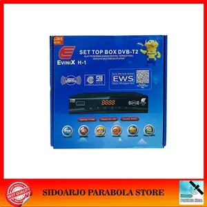Set Top Box STB TV Digital DVBT2 Evinix H-1 New Box DVB-T2 UHF