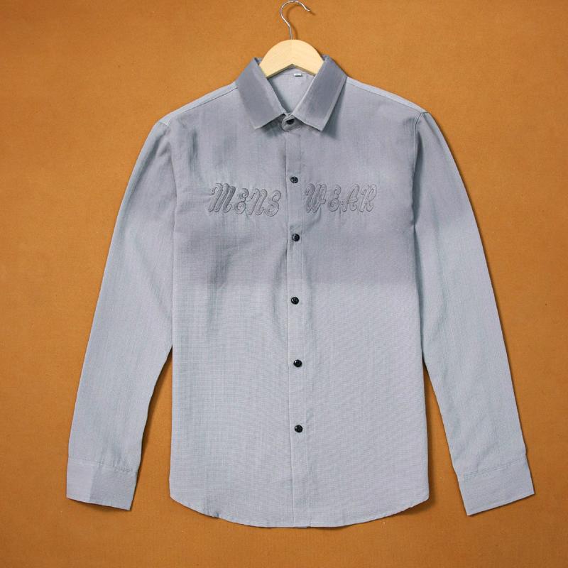 Áo sơ mi đũi Nam - Nữ - ngắn + dài - thiêu chữ Menswear 3