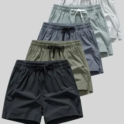 Casual Daily Pocket Potholes Loose High Waist Straight Bottoms Casual Daily Pocket Potholes Loose High Waist Straight Bottoms